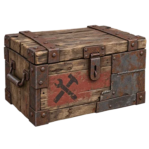 Arte da caixa Salvage Toolbox de Rust