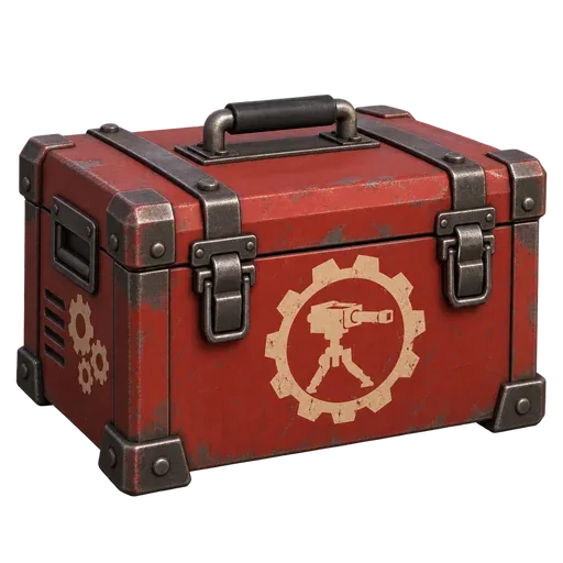 Arte da caixa Sentry Parts de TF2